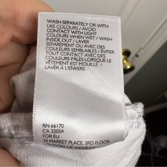 BDG Blue and Red Mom Jean Shorts High-Waisted Striped  Size Womens 30 GUC - Picture 7 of 7